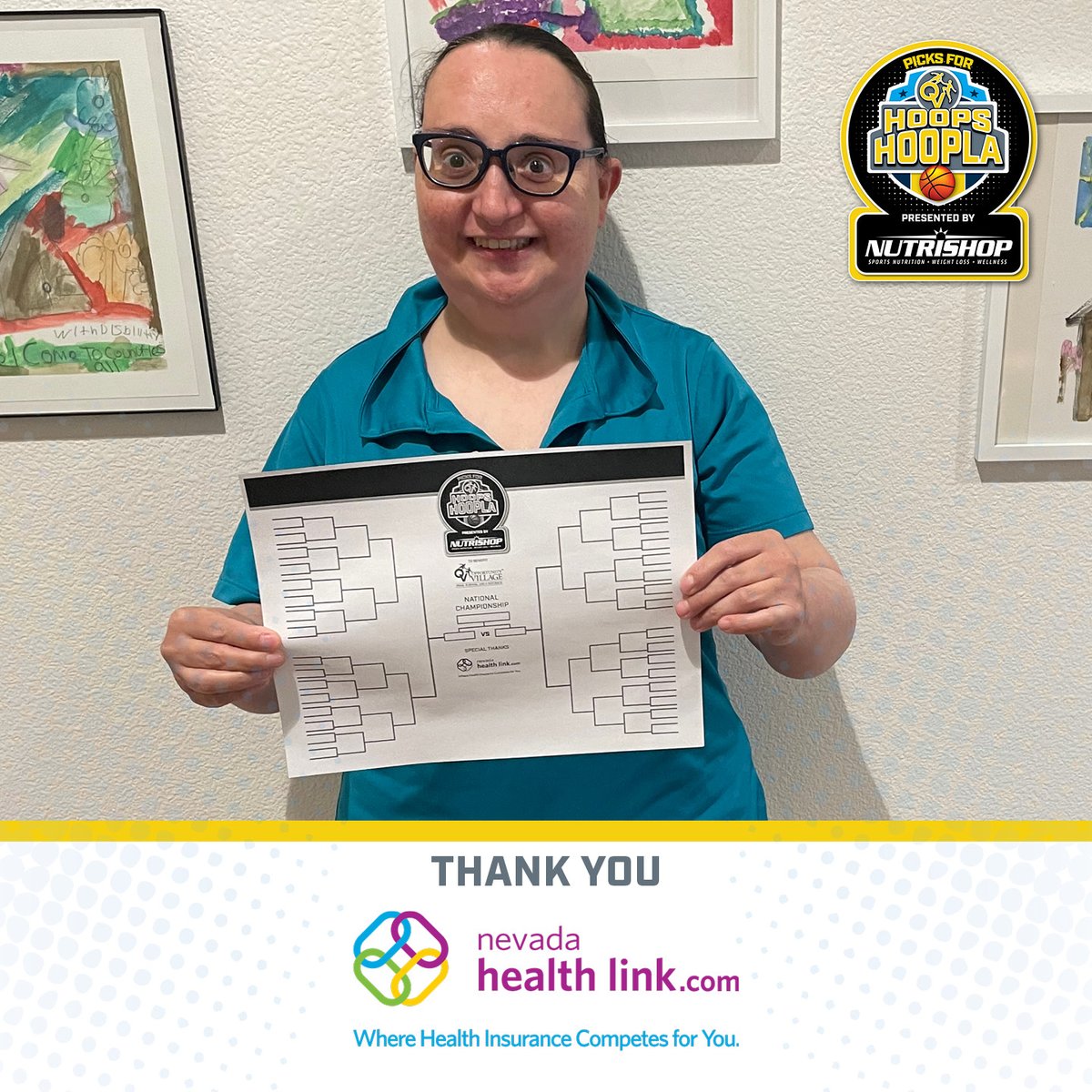 OppVillageLV's tweet photo. This year’s Team OV is Sponsored by Nevada Health Link. Show your support by competing against Team OV in this season’s Picks for OV: Hoops Hoopla bracket tournament. Sign up now at https://t.co/Seu1TSk2cx #PicksForOV #LasVegas https://t.co/X1sbPh2eSU