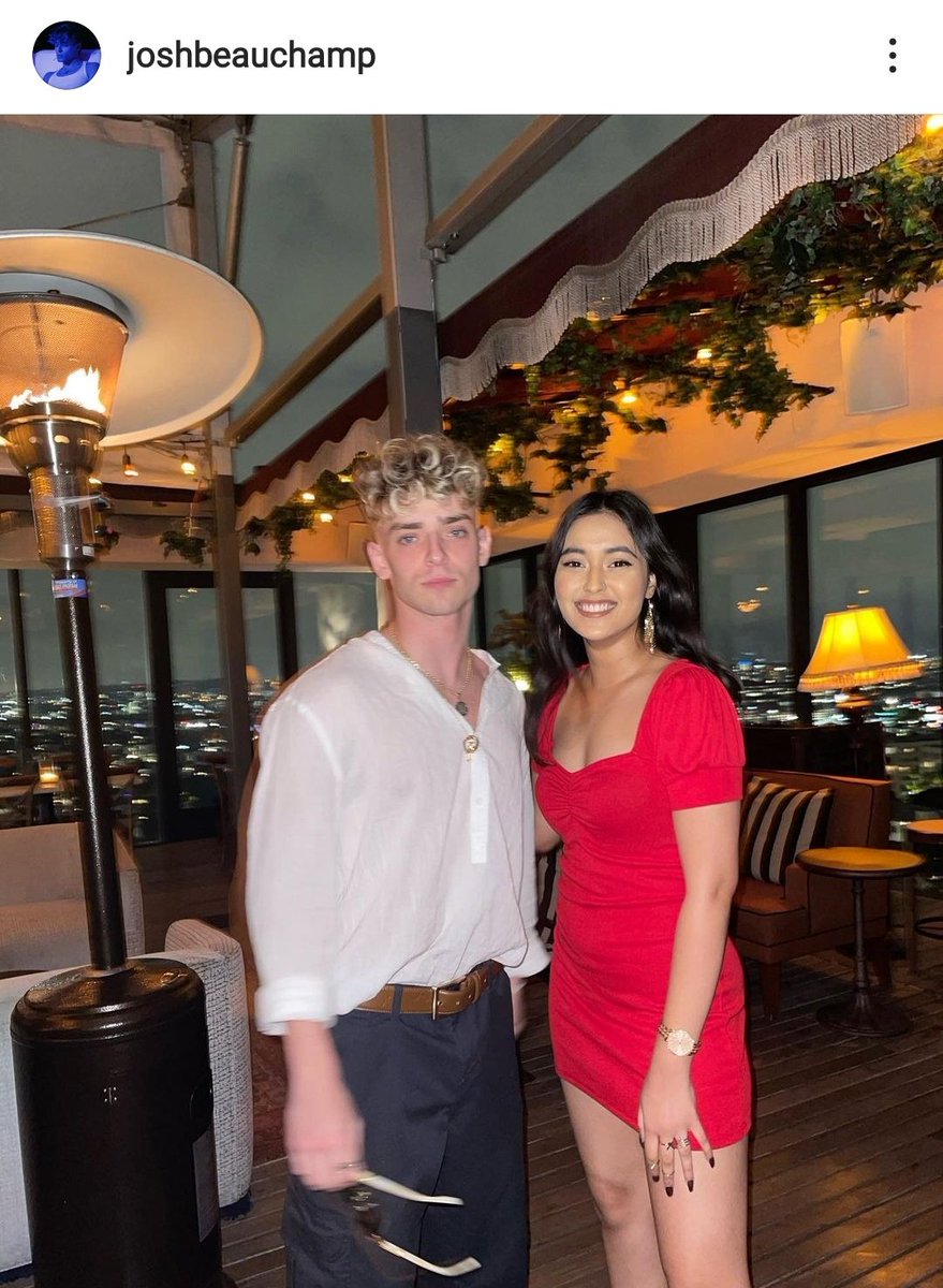 shivswink's tweet photo. When josh posts a pic with shivani for the first time ever and bailey posts the pic where they're matching, then I definitely have to come back https://t.co/nkR6rn7aQp