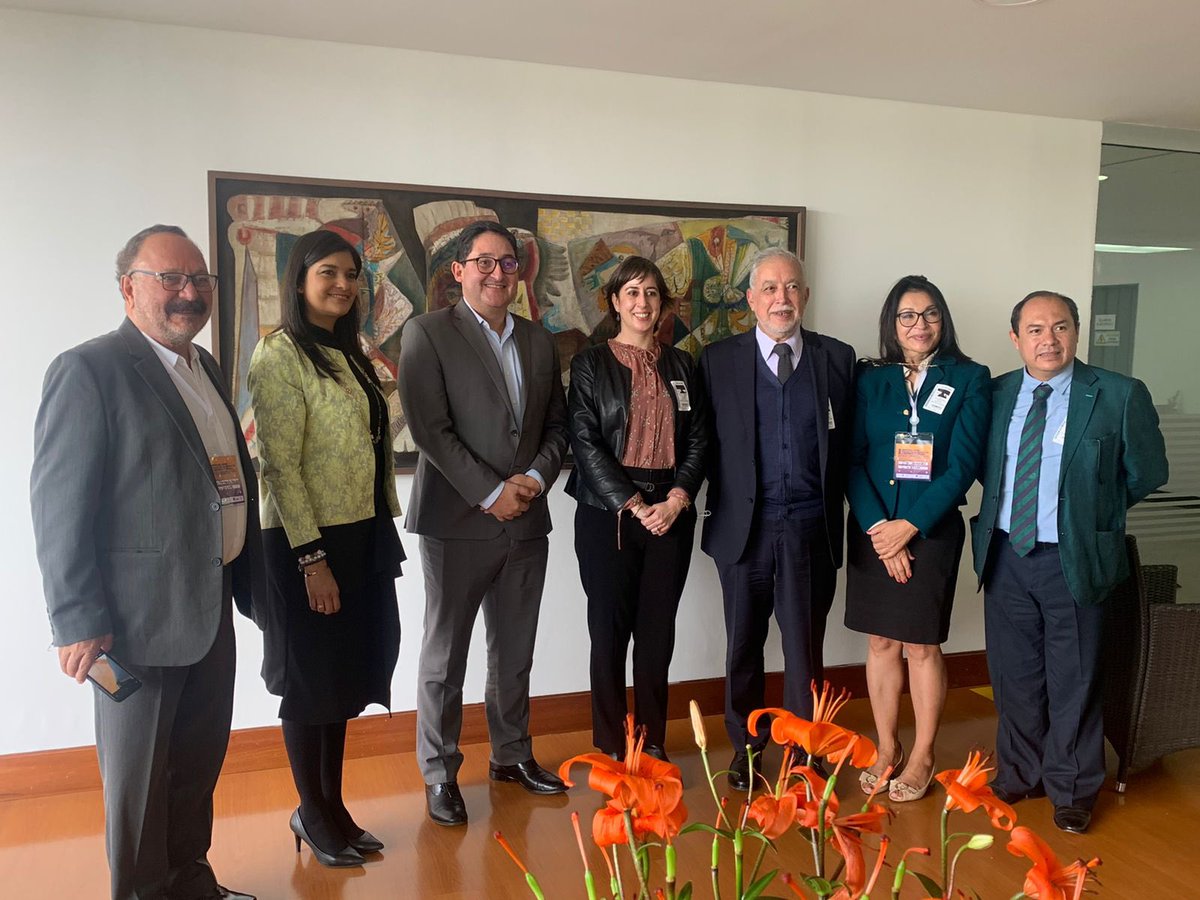 riaces_org's tweet photo. Fructífera y cordial reunión con el Viceministro de Educación Superior de Colombia, @maxgomezt, con miras a impulsar el Sello KVI y otras iniciativas. Participan también Ana Capilla @EspacioOEI, Olga Hernández @CopaesMx, Fernando Peniche #conaed y Fernando Cantor @riaces_org https://t.co/ChYdIJiN2A