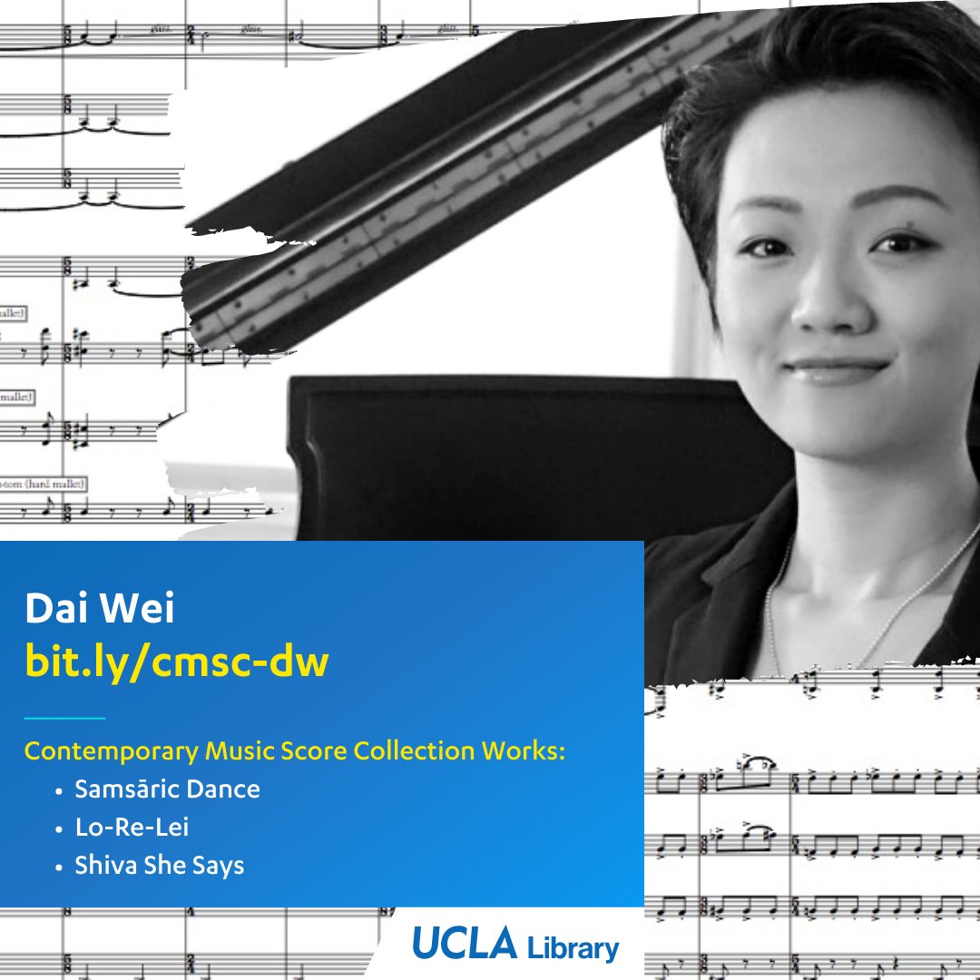 Make your weekend more harmonious 🎼with these #openaccess scores published by the #UCLAMusicLib from musicians featured <a href="/washingtonpost/">The Washington Post</a>'s "22 for '22: Composers and Performers to Watch this Year" ➡️ wapo.st/34eJW8T

<a href="/piargno84/">Anthony R. Green</a> @emmamohalloran @michael_brodeur