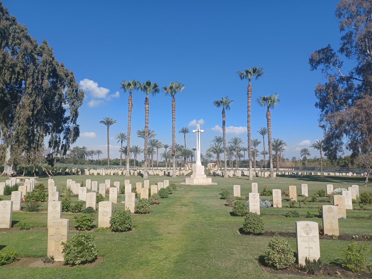 richhills68's tweet photo. Meet our fantastic team  at @CWGC Fayid War Cemetery #Egypt this week who care for over some 1800 Commonwealth casualties - thank you for your work. https://t.co/LE8MpS5vVF
