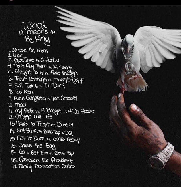 What’s y’all favorite 5 songs … in order