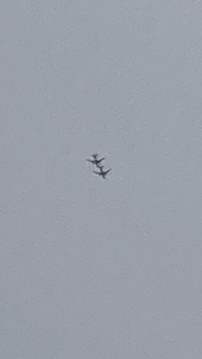 Things you see in flyover states.  Refueling mission, while we sorted cattle.