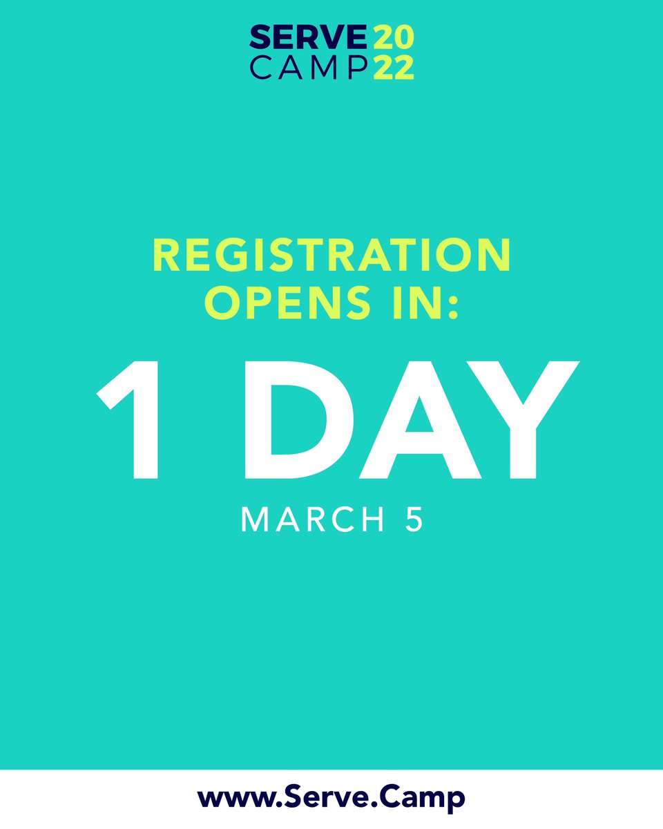 ServeCamp's tweet photo. Reserve your spot in the best, most life-giving camp. Registration opens at noon tomorrow. Flash Sale biggest discount is for this weekend only. #SummerOfHeroes #MakingLifeHappen https://t.co/u6EPMqnjqW