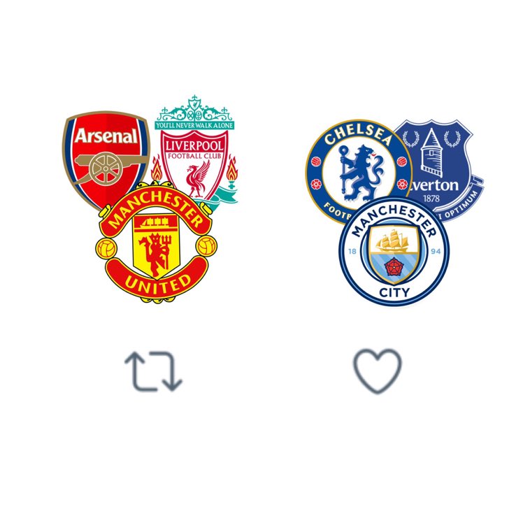 kitplugco's tweet photo. What colour is the Premier League? https://t.co/nf7m1o2SNY