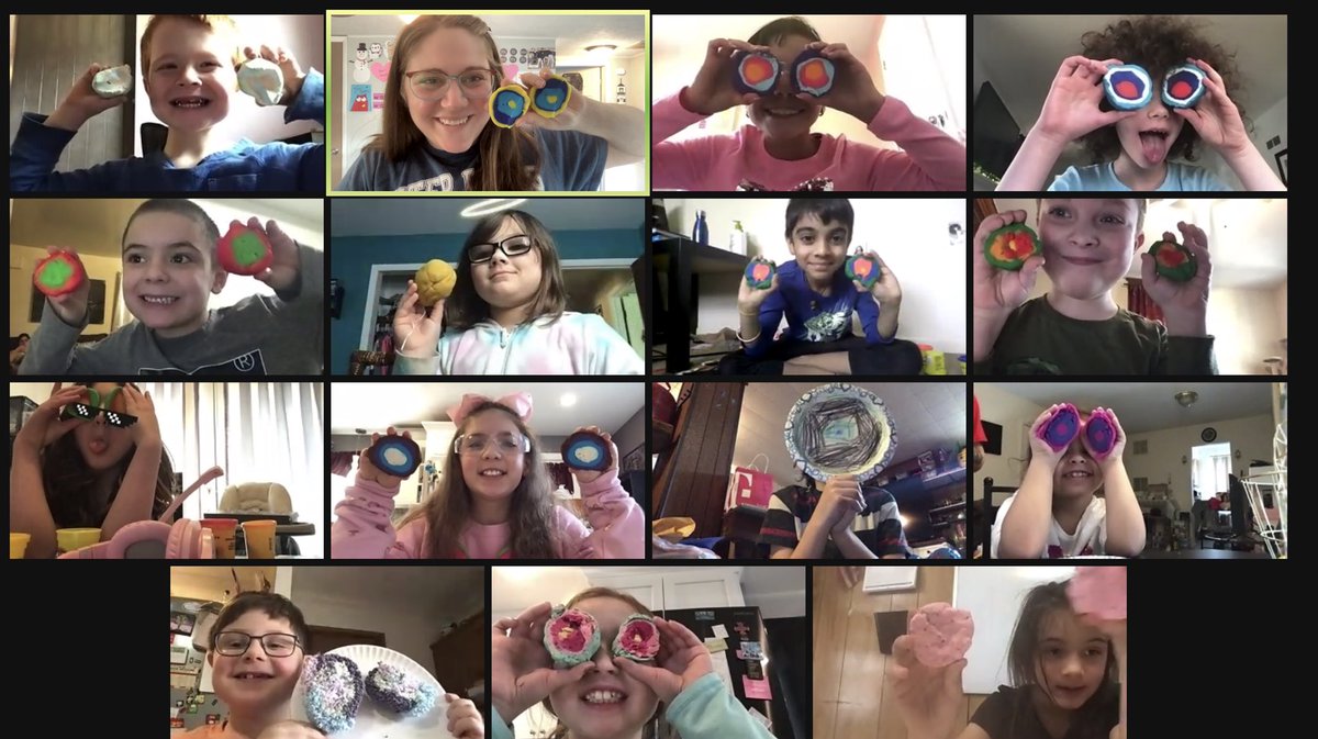 Our ExCEL 2nd graders doing some STEAM…learning about the layers of the Earth…those faces are priceless! #WestShoreProud