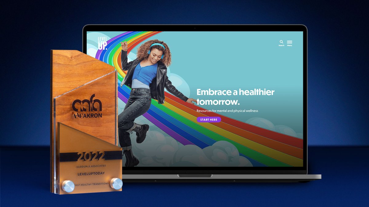 kleidon's tweet photo. We are honored to announce that we took home a gold ADDY for the Level Up website at the AAF-Akron ADDY awards! We want to congratulate everyone at Kleidon who was a part of this wonderful campaign!

The full winning website is available at https://t.co/aqFfKOL02G https://t.co/eFlyBDTZ97