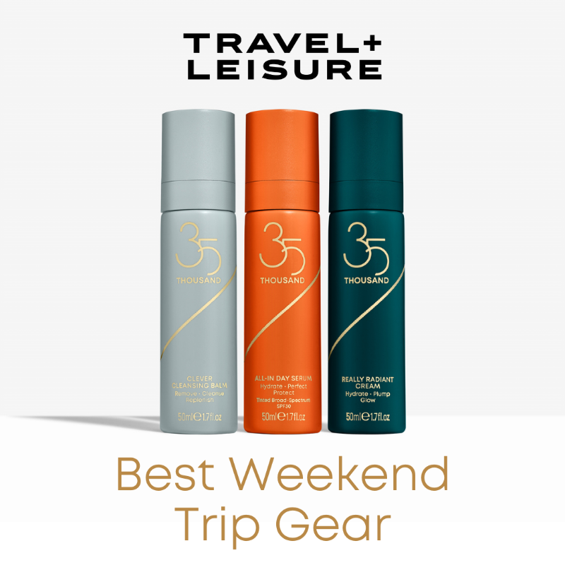 35Thousand's tweet photo. So thrilled to have been selected as an editor's pick as part of @TravelLeisure's best weekend trip gear roundup!