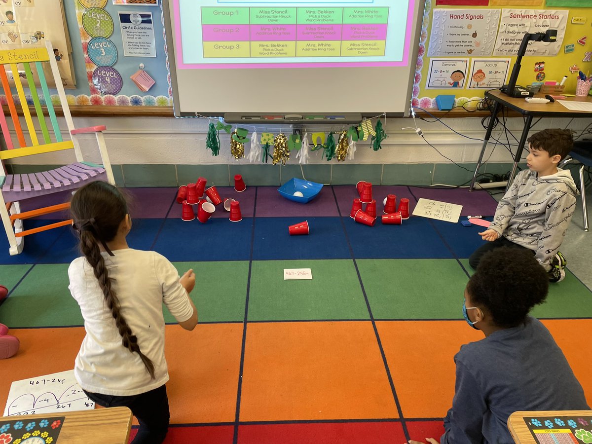 🎪3-Digit Math Carnival Today 🎪Addition Ring Toss, Subtraction Knock Down, and Pick a Duck Word Problems! Our second grade mathematicians are knocking our socks off with using a variety of  strategies to solve! 🍿🥨🎡 <a href="/GBPESMath/">GBPES Math</a> <a href="/gbparkaacps/">Glen Burnie Park</a> <a href="/SamBekken/">Sam Bekken</a> <a href="/HeatherBrimer2/">Heather Brimer</a>