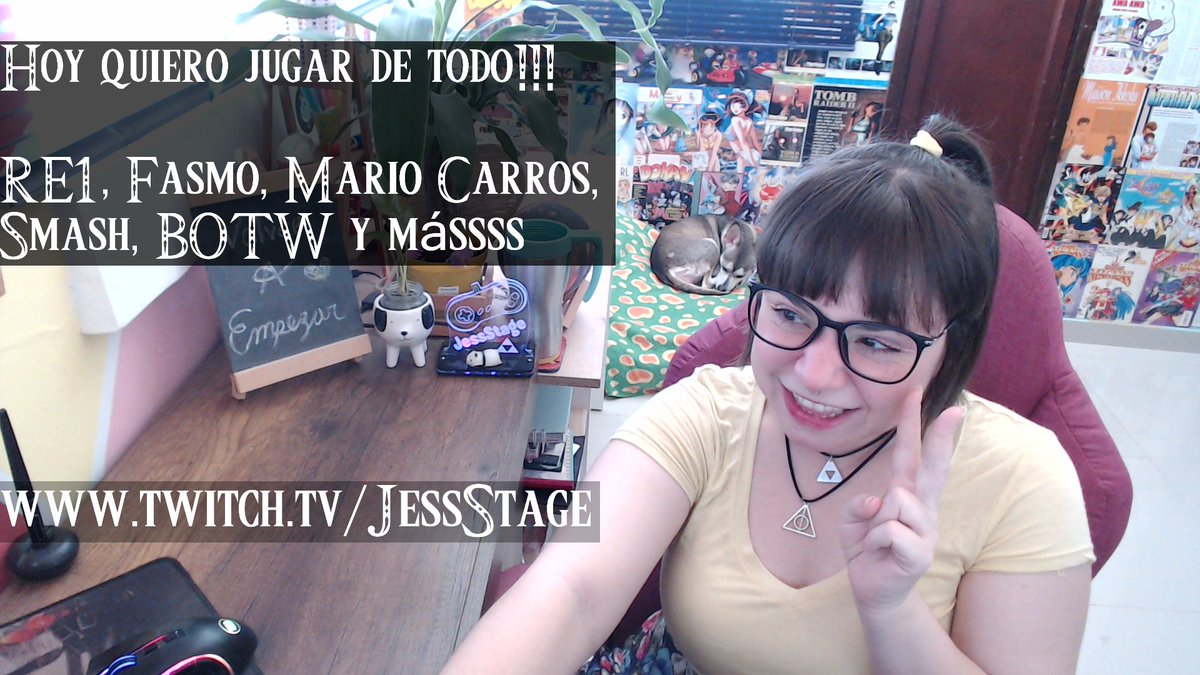 StageJess's tweet image. Hoy es Viernes de jugar todo el día!! ¿Nos acompañas? Tamos ON!!! ► twitch.tv/JessStage