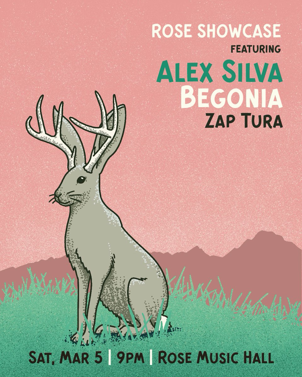 truefalse's tweet photo. TOMORROW: a blissed-out energy flows through @RoseMusicHall, courtesy of the ecstatic electronic concoctions of @alexsilvasounds, the sublime indie stylings of @hellobegonia, and the infectious hypnagogic pop of Zap Tura. $10 admission.

More information: https://t.co/Ei2lN9PYTd https://t.co/Na4z76t1jz