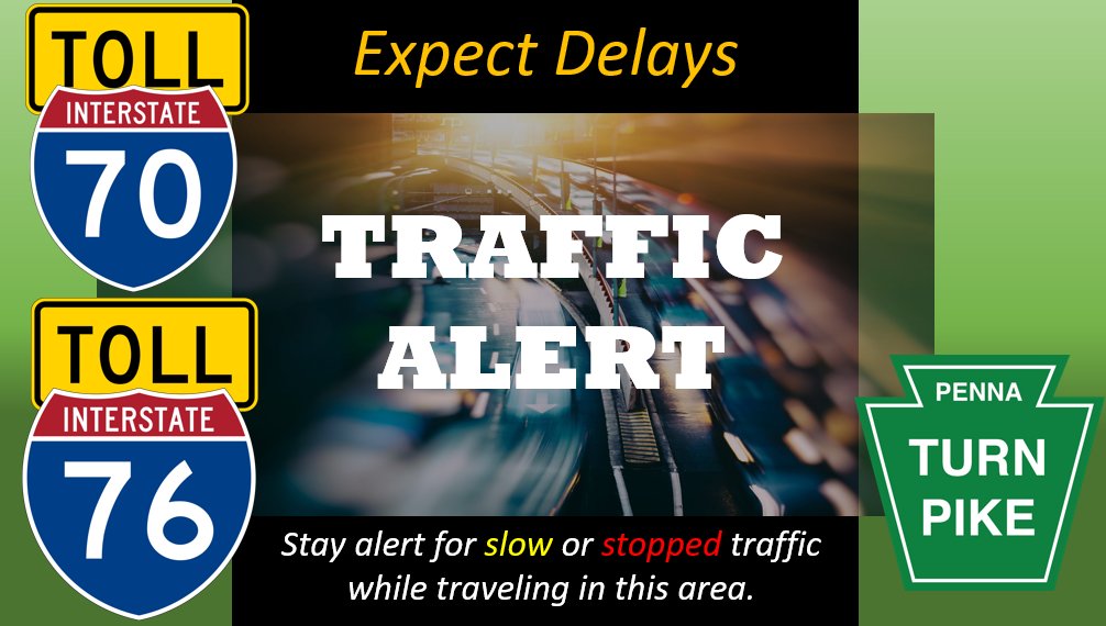 PA Turnpike Alerts on Twitter "TRAVEL ADVISORY PaTurnpike I70/76