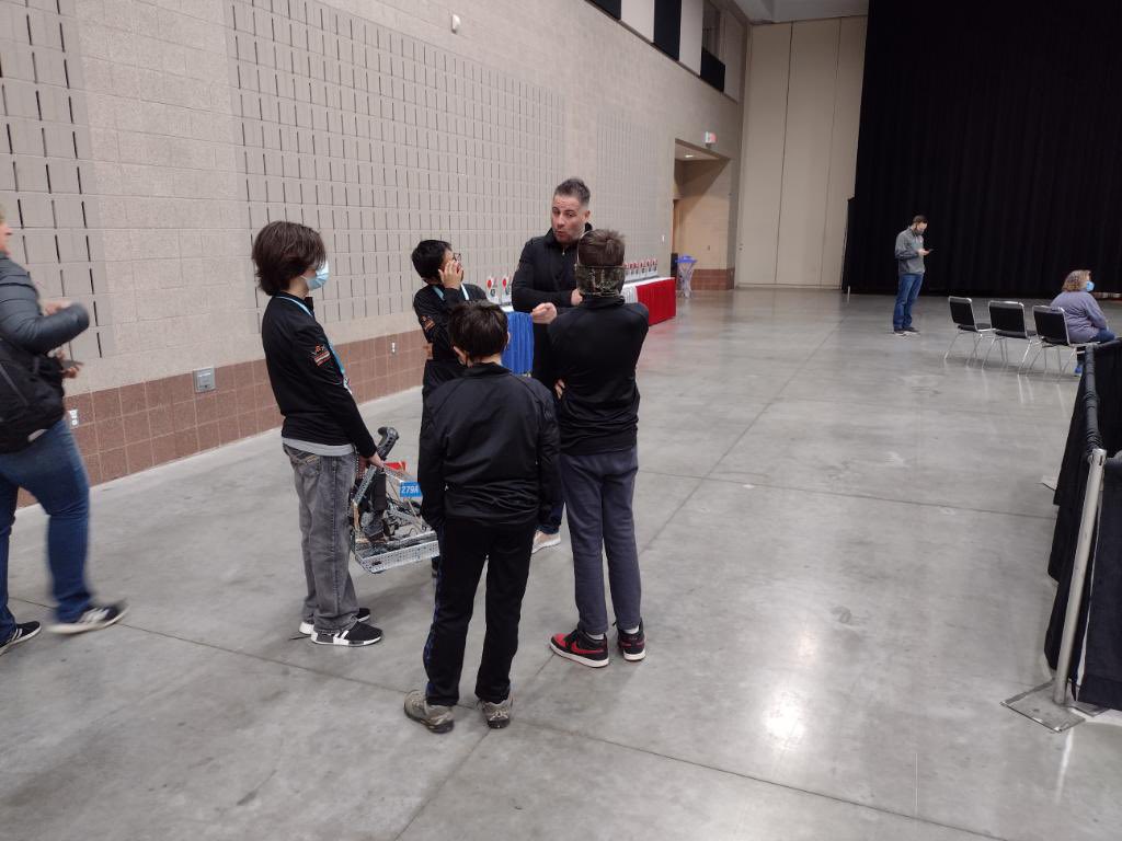 osseo_robotics's tweet photo. Team 279D working hard at 14th so far with a couple matches left before alliance selection. Go Osseo Middle Schoolers! @ISD279 @CoryHMcIntyre @OSHorioles https://t.co/PJ88bFGB8N