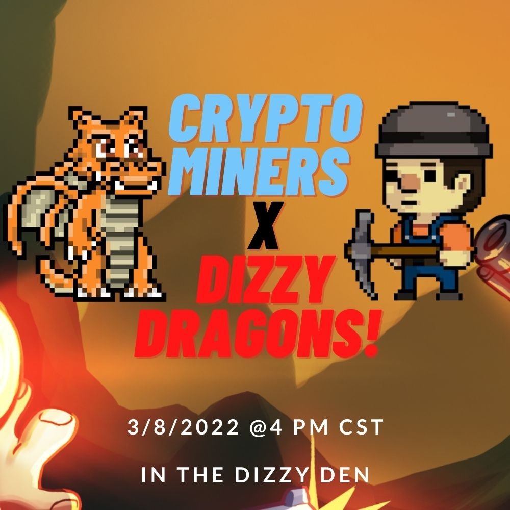 More info to come, but its going to be AMAZING! <a href="/DizzyDragonsNFT/">Dizzy Dragons</a> 

Also we'll open up the discord for an hour or 100 uses :) 
discord.gg/SEu8Y2Q