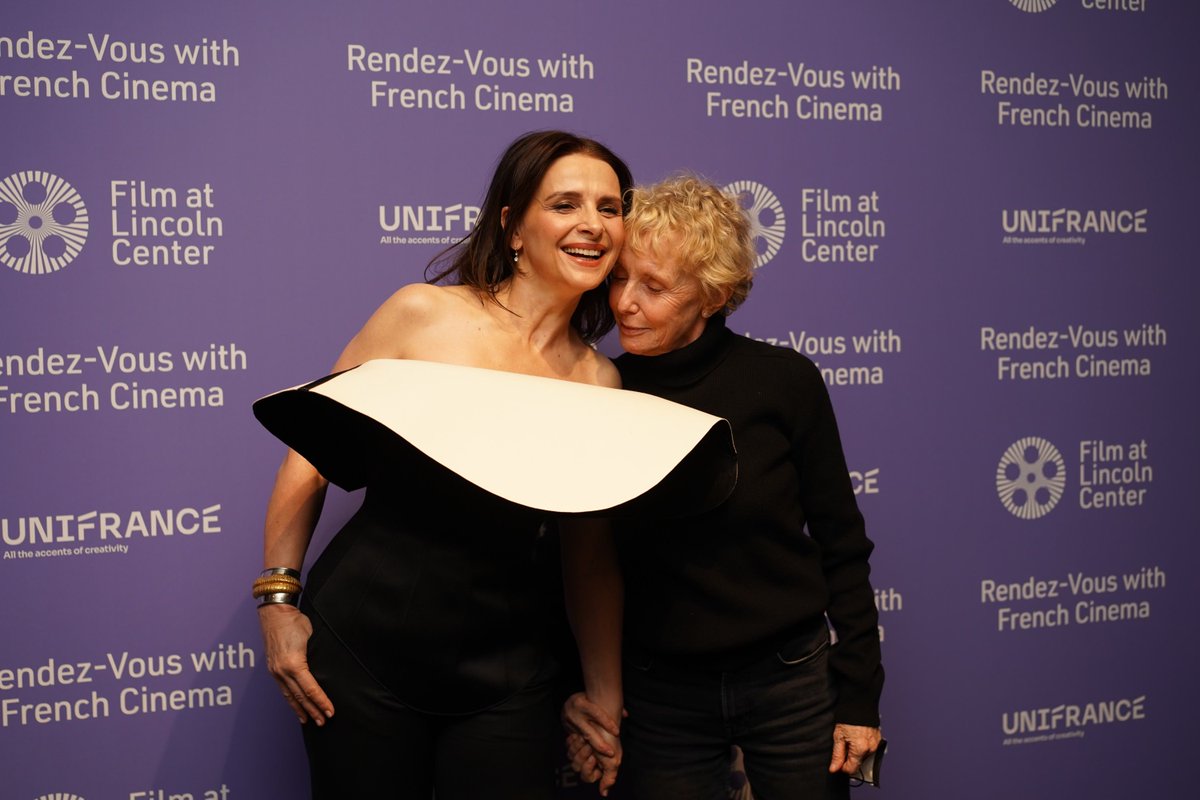 IndieFilmCom's tweet image. Claire Denis &amp;amp; Juliette Binoche at last night&apos;s FIRE screening at @FilmLinc 💕
#ClaireDenis #JulietteBinoche