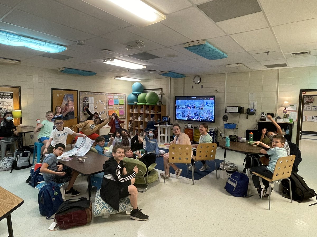 Thank you Sgt Charest Ret for TEAMING with us today to teach us more about the Cold War! #socialstudies <a href="/TrittSTEAM/">Tritt Elementary School</a> <a href="/MsCharest/">Heather Charest</a>