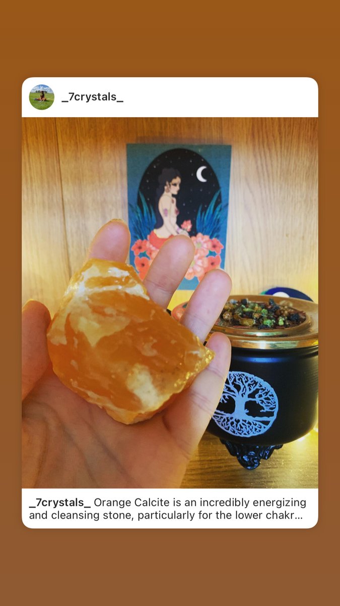 7Crystals_'s tweet photo. Orange Calcite is an incredibly energizing and cleansing stone, particularly for the lower chakras, or energy centers, concerned with our feelings of belonging in the world, being connected to others and the planet, and our creativity.#lovecrystals #orangecalcite https://t.co/o4MiHy99hW