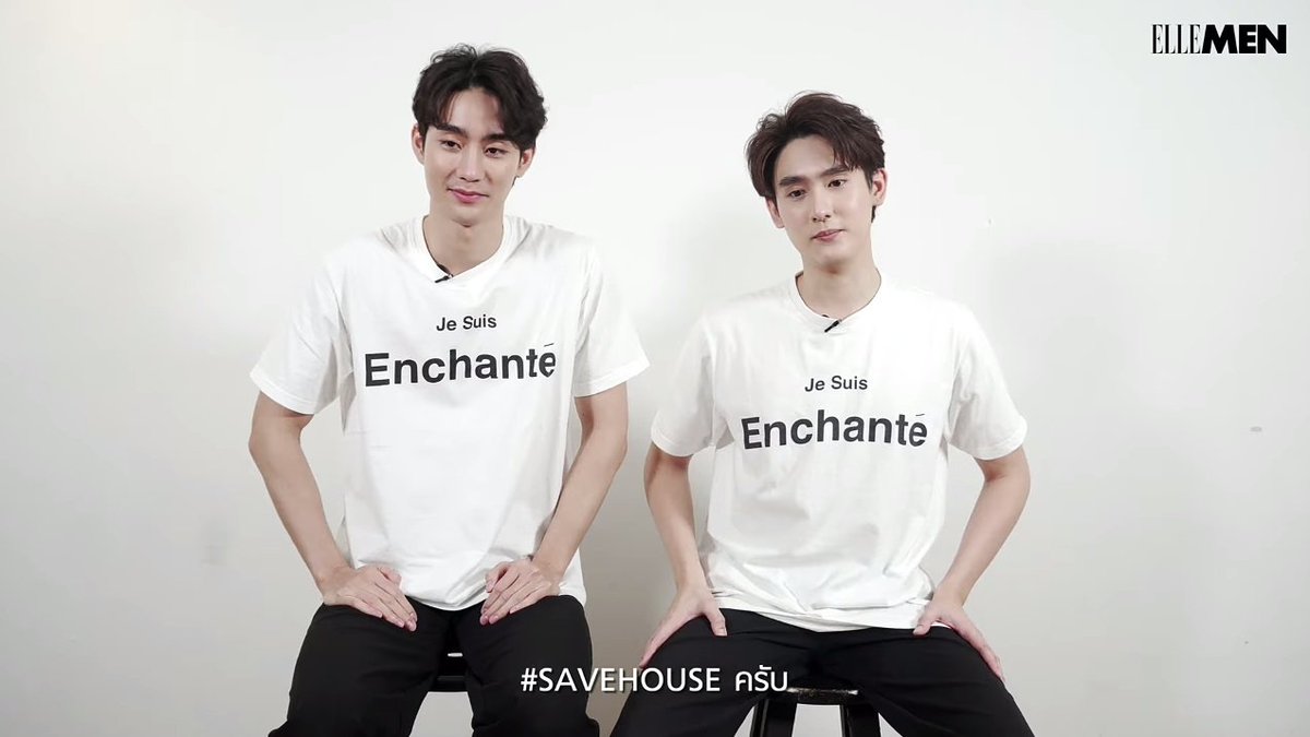 littlegrittle98's tweet photo. They really put the program name #SAVEHOUSE in this interview 😂 Save the house indeed 🤣 *insert all the GMMTV babies getting wild in Safe House in both seasons*
Ori vid ---> https://t.co/kGFbSPJDoE
#GMMTVSafeHouse #ForceBook #EnchanteSeries #fforce_ #kasibook https://t.co/dXMEDrmbt5