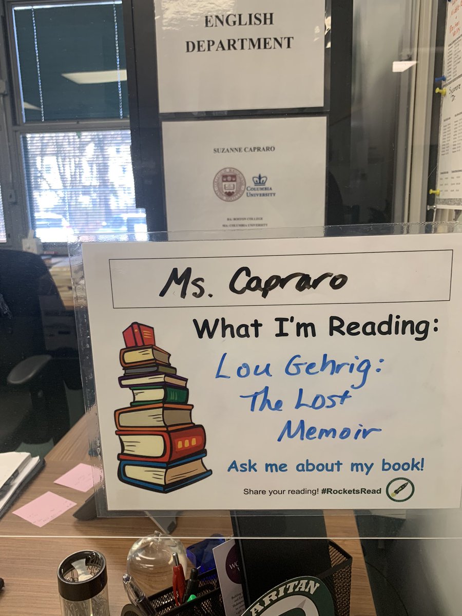 SayreSupvELA's tweet photo. My new book. While MLB is on hiatus, at least I can read about baseball! #RocketsRead #HazletELA https://t.co/wXSzUN0kgo