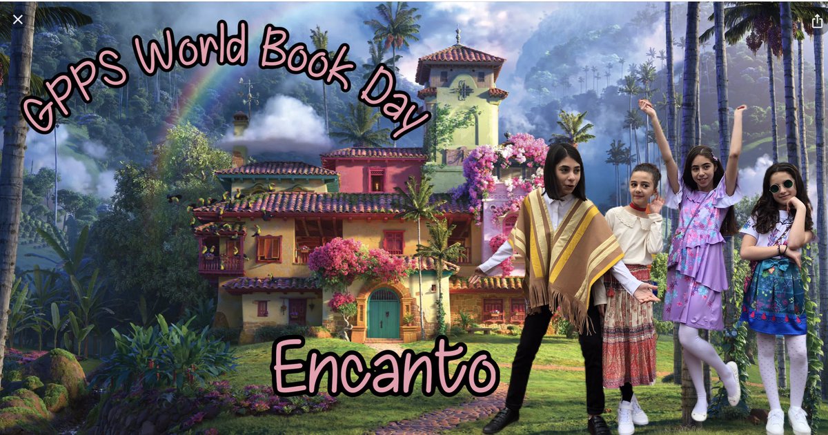 GPPS World Book Day. A group of Year 6’s dressed up as the characters from Encanto and before you ask yes it is a book as well. 😁 <a href="/WorldBookDayUK/">World Book Day UK 📚</a> #WorldBookDay #worldbookday2022
