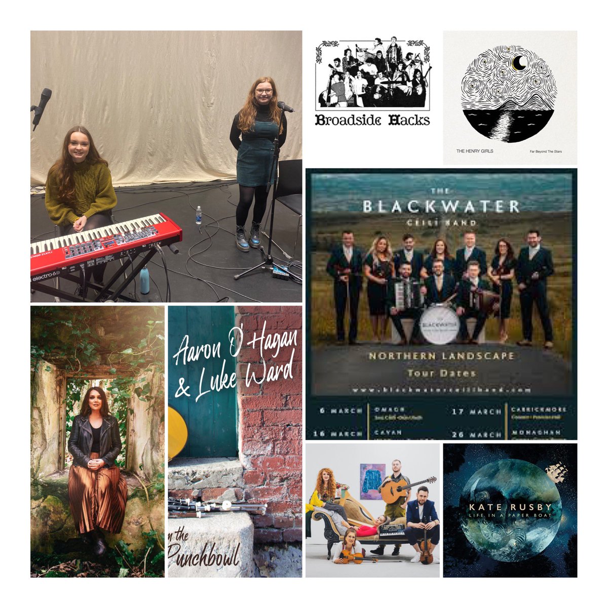 #FolkClub tonight #InSession Deirdre &amp; Ella McGrory EXCLUSIVE play of a duet from <a href="/PaulineScanlonX/">Pauline Scanlon</a> &amp; Loinnir McAliskey EXCLUSIVE play of new song &amp; tunes from Blackwater Céilí Band also, #Calan <a href="/BroadsideHacks/">Broadside Hacks</a> <a href="/healandharrow/">Heal & Harrow</a> <a href="/katerusby/">Kate Rusby</a> @TheHenryGirls LISTEN <a href="/BBCSounds/">BBC Sounds</a>