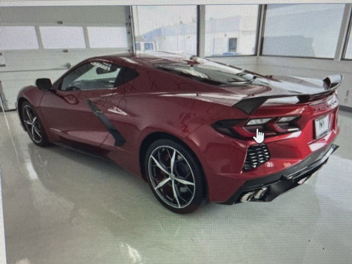 PugetSoundATTF's tweet photo. Attn Western WA! This 2021 Corvette was stolen by means of fraud from a dealership in Bellingham. The Corvette was in Federal Way a week ago. Can you help us find it? The suspect is currently in custody. #psatt #autotheft #corvette #stolen #fraud https://t.co/dVoBAFdQor