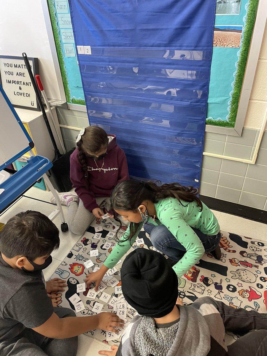 I introduced the Hundreds Chart station today with some of Ms. Walker’s students. They LOVED it! Can’t wait to make it a recurring, differentiated station next week! 

<a href="/maggiemansfiel9/">maggie mansfield</a> <a href="/SullyES_LCPS/">Sully ES</a> @LCPS_Math