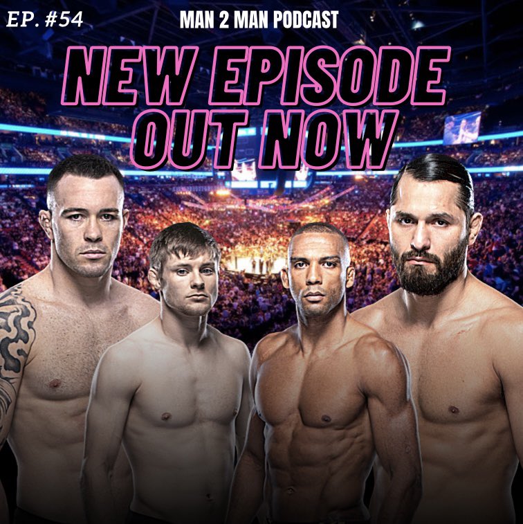 man2manpod's tweet photo. OUT NOW! LINK IN BIO! #UFC #UFC252 https://t.co/S0qVY61J0U