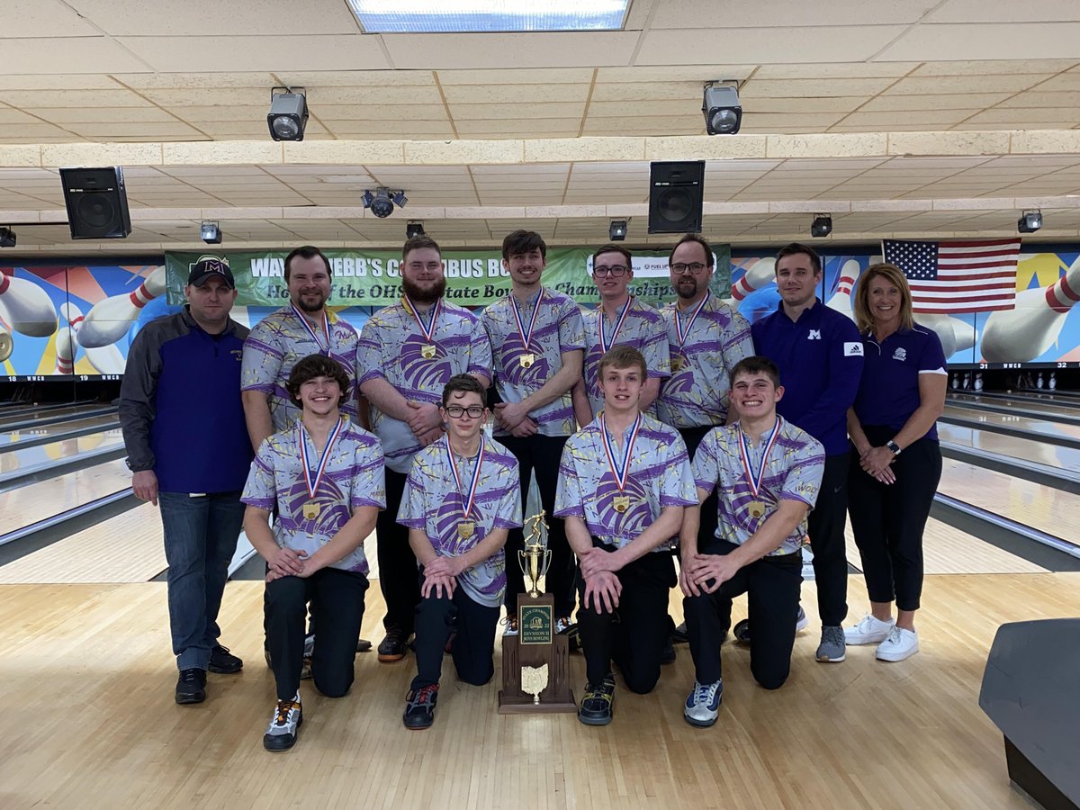 🎳#OHSAA BOWLING: Congratulations to the 2022 Boys Division II State Champion Mechanicsburg! This is their second State Title in a row!