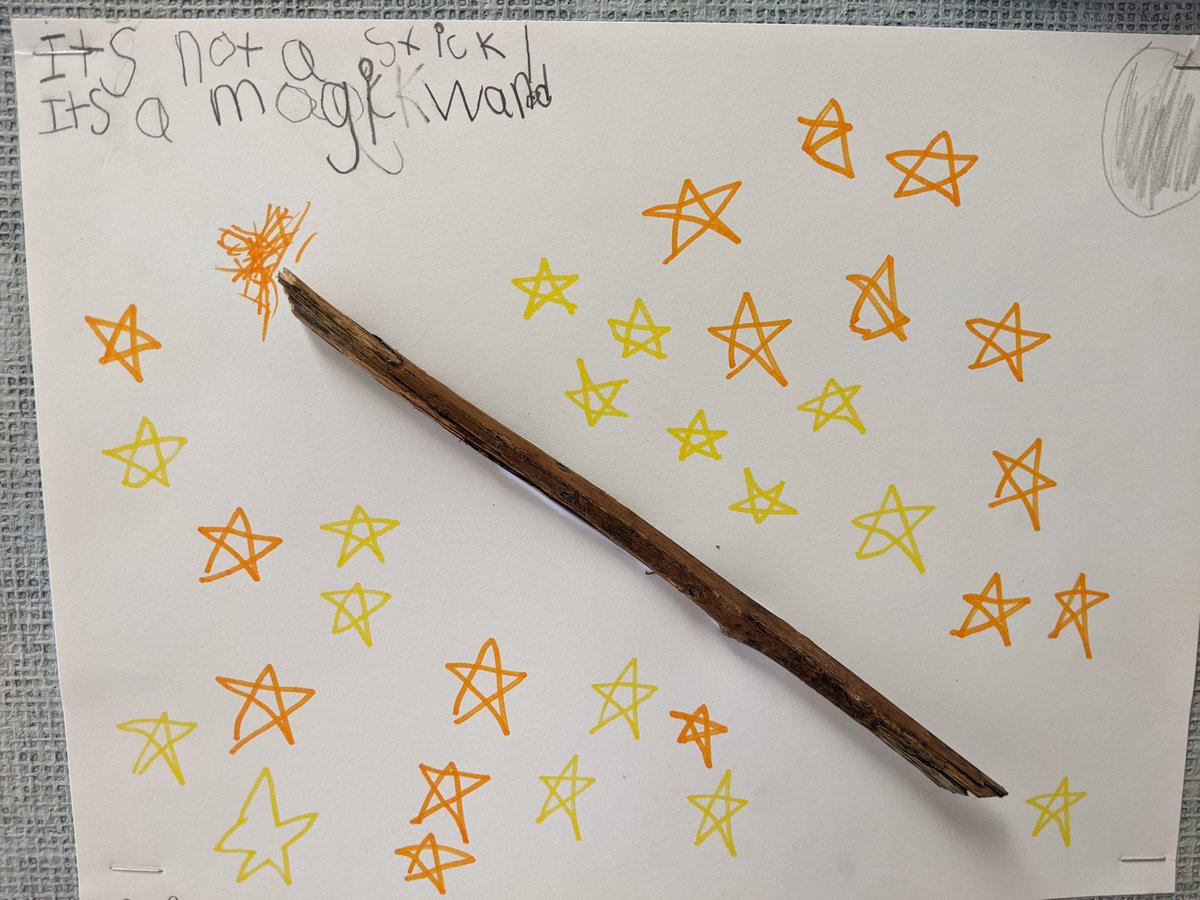 megswiebe's tweet photo. It was a lovely day to get out, search for our 'not-a-sticks' and use our imagination and creative thinking! 
@MatsquiElem @edavenport79 https://t.co/DWyNwfQdE3