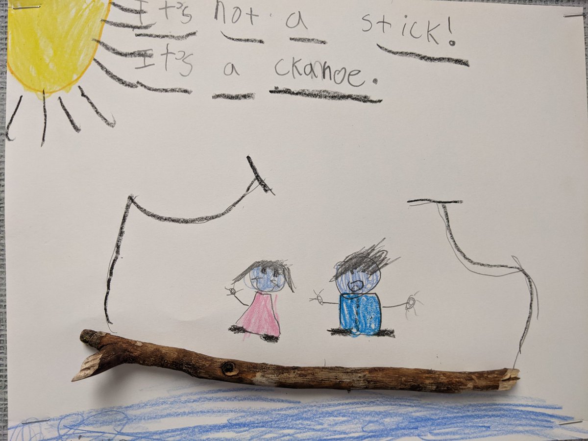 megswiebe's tweet photo. It was a lovely day to get out, search for our 'not-a-sticks' and use our imagination and creative thinking! 
@MatsquiElem @edavenport79 https://t.co/DWyNwfQdE3