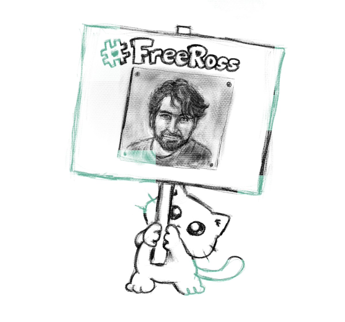 K1TTY47's tweet photo. No one deserves 2 life sentences for creating a website!
#FreeRoss #FreeRossDAOMeme https://t.co/T6Pzw5WUTj
