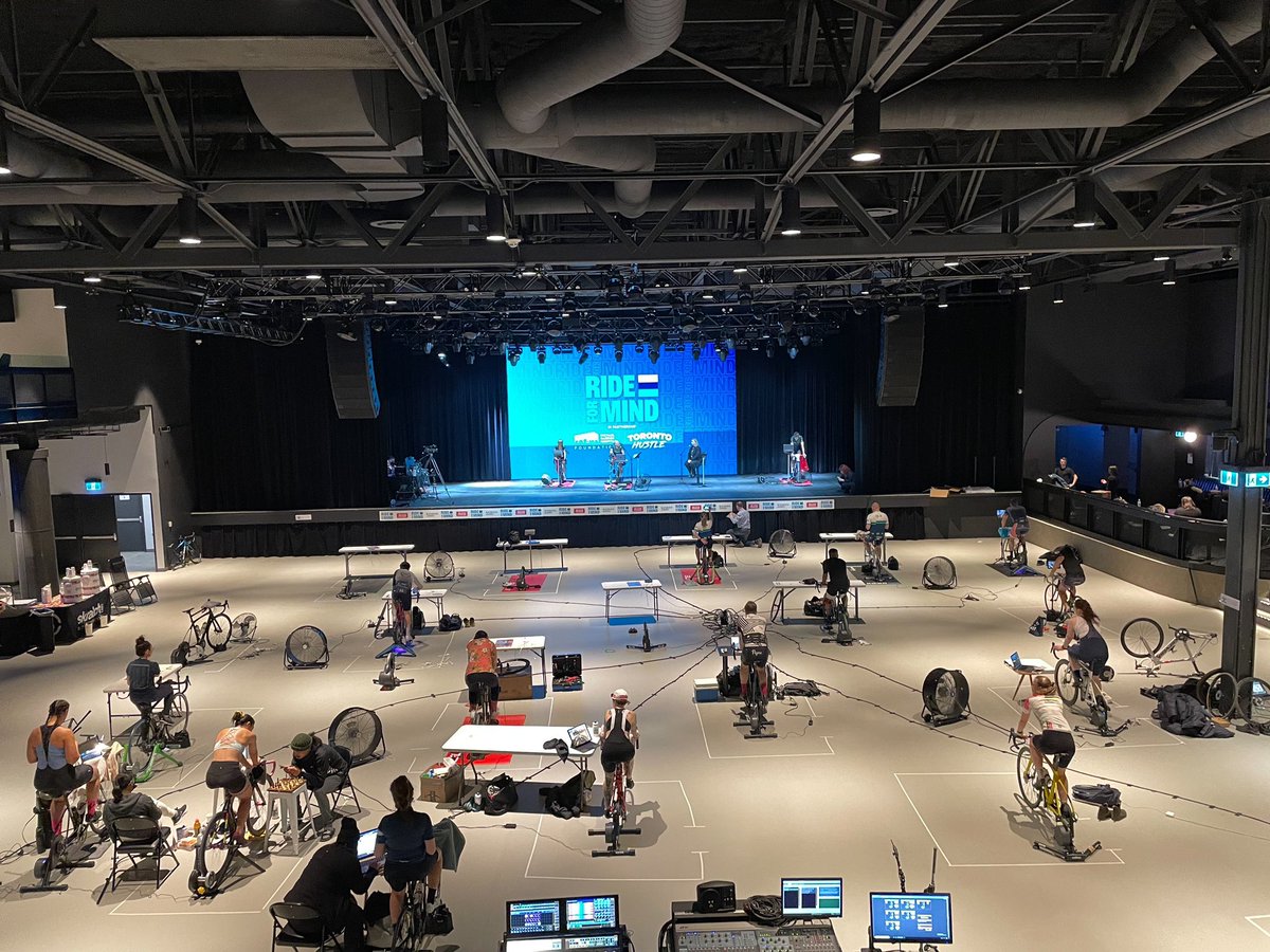 BradMBradford's tweet photo. The Ride for Mind is LIVE 🎥 Join the Facebook Livestream below and help us raise funds for mental health programs and supports @MGHToronto!                                                                                            Link👉🏻https://t.co/pLiiv52SnU https://t.co/D4yxNWNPY5