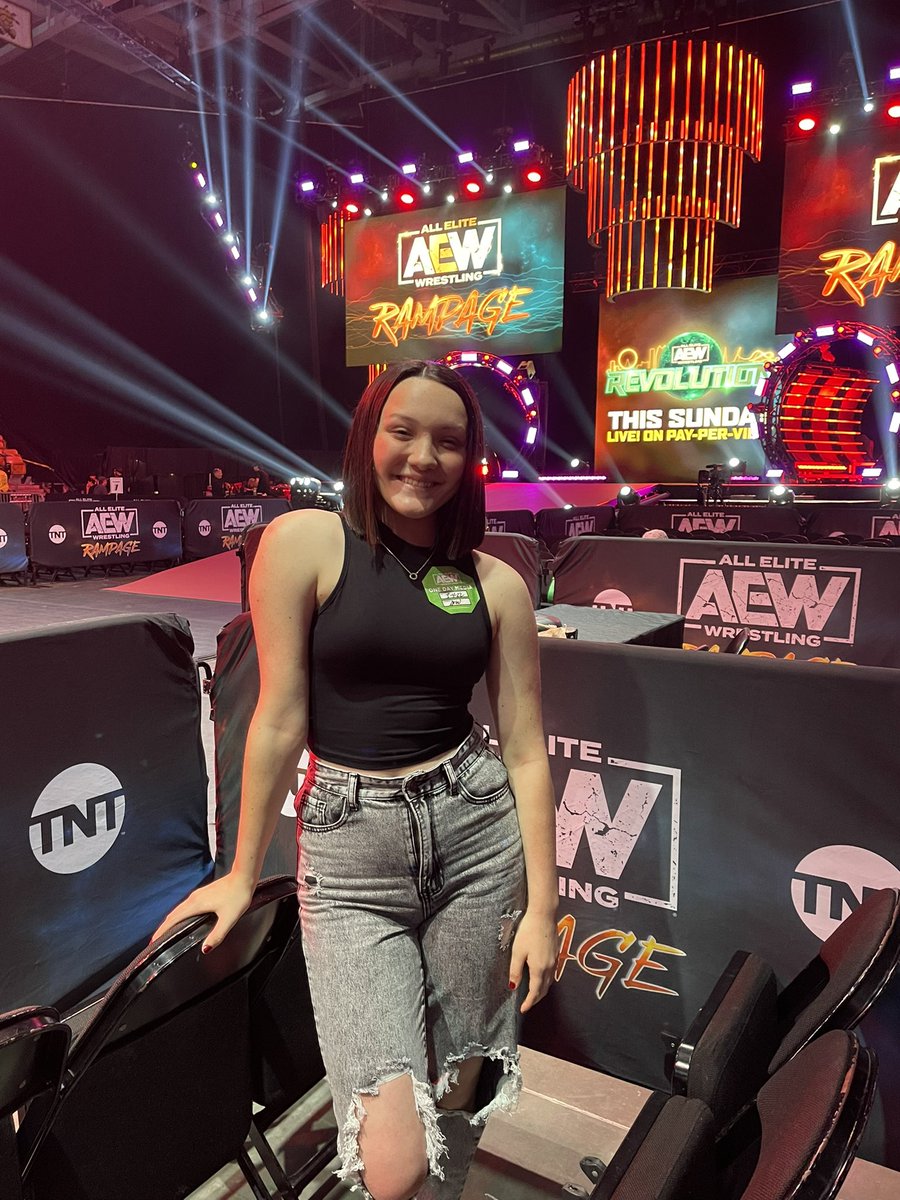 ItsIzzyMania's tweet image. Officially made it to #AEWRampage as media! Here we go! 🔥
