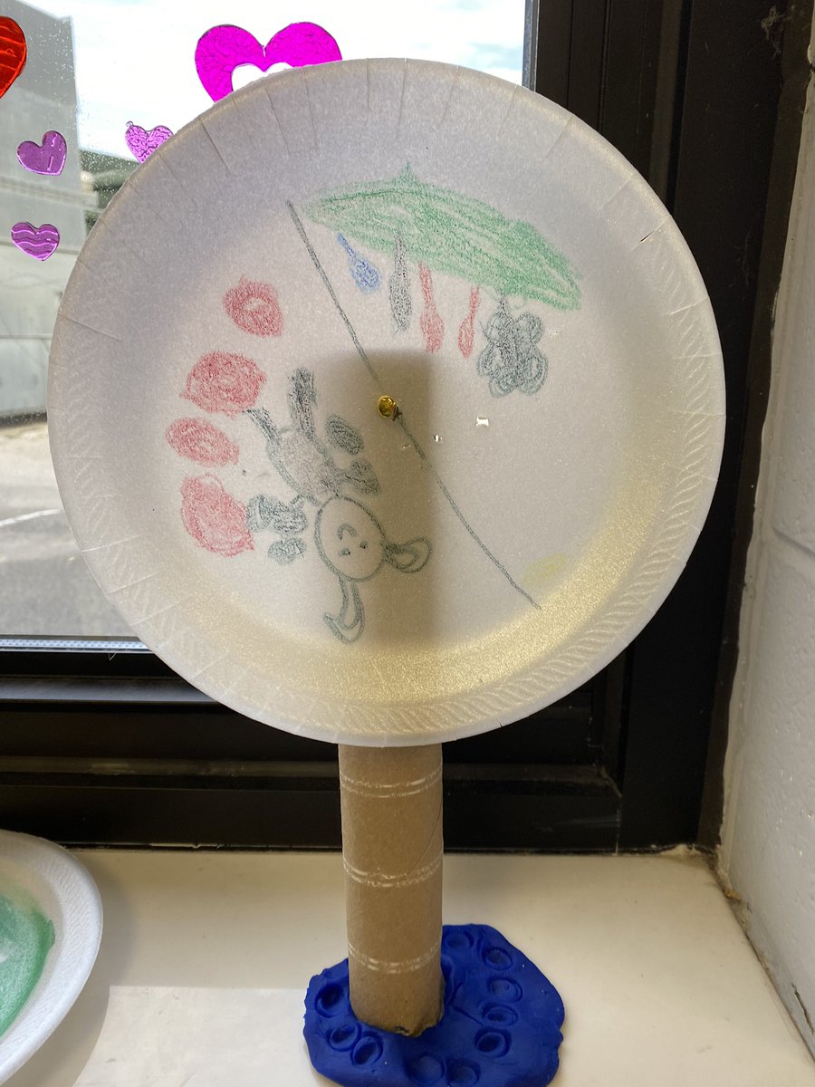 We made windmills today to end our module of the wind!