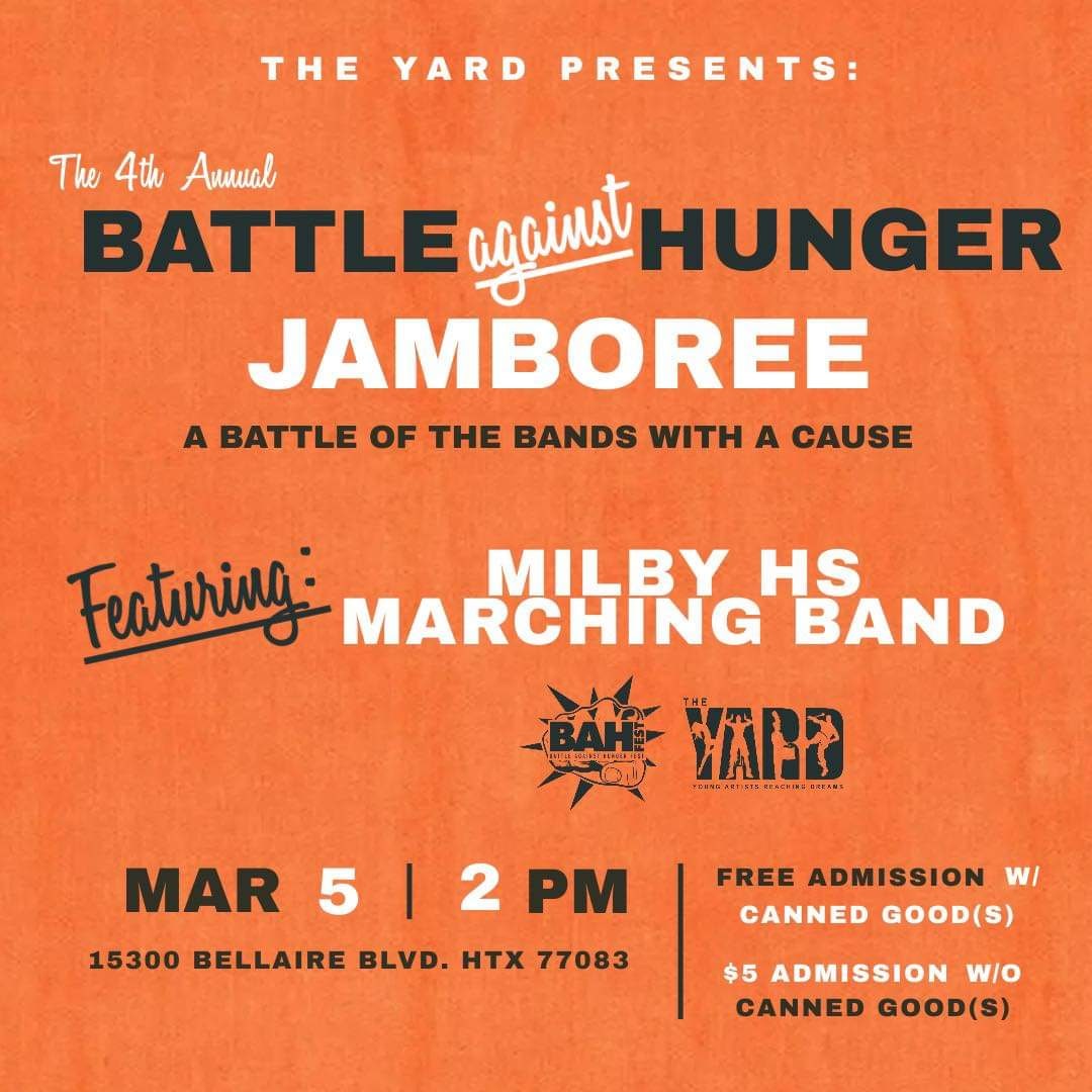 Meet us there tomorrow along with <a href="/SFA_SonicBoom/">Keavon Runnels</a>, Royal HS band and Westbury Band at Katy Westpark. #MMTB