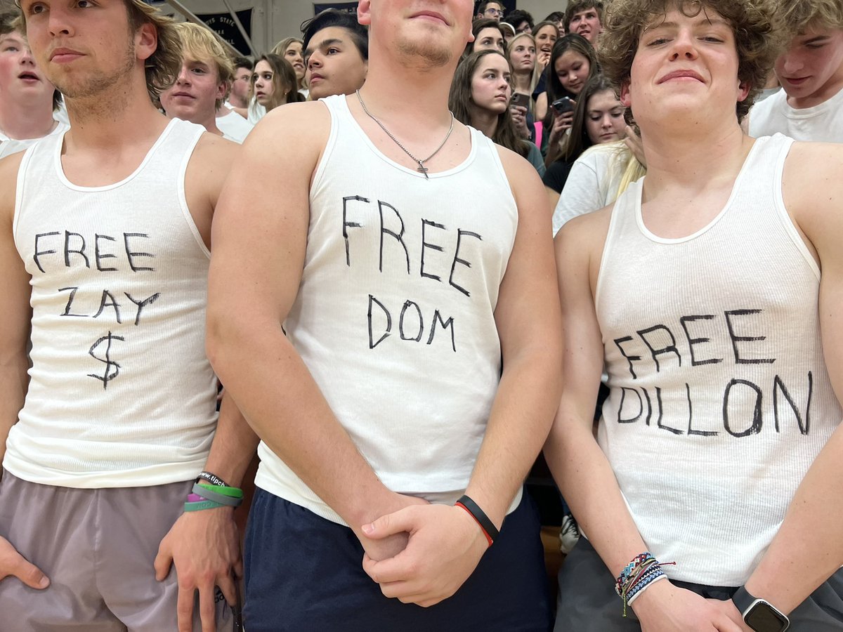KarthikV_'s tweet photo. Farragut student section with their protest of the suspensions. https://t.co/FUVcnNKwU3