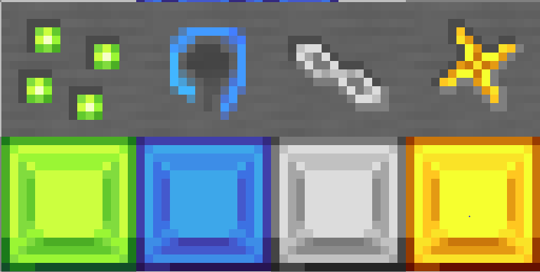ZatomPacks's tweet image. Some unique ores I made today for Azun v2 (blue is diamond not lapis)