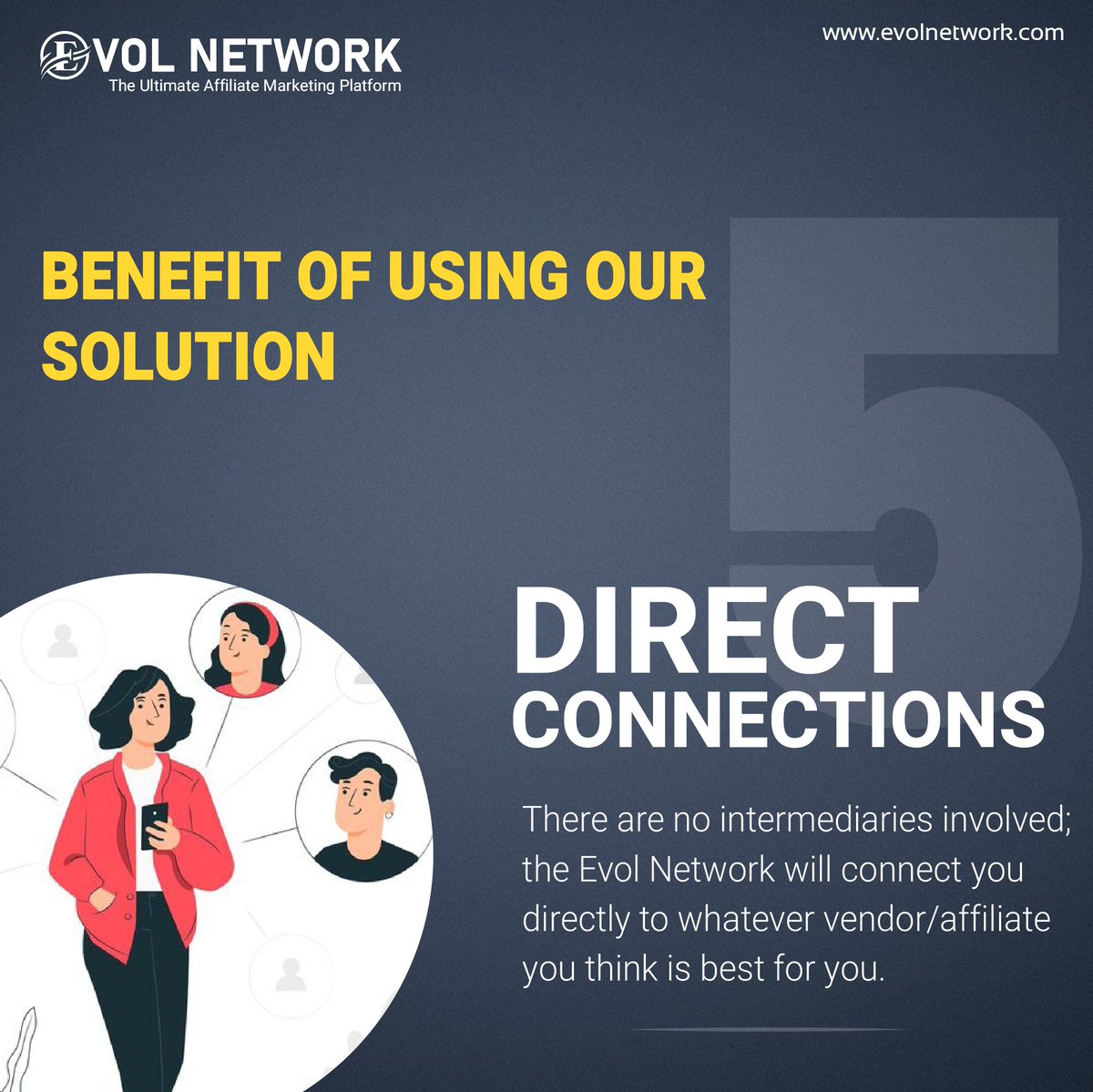 evolnetwork's tweet photo. The EVOL Network brings together affiliates and marketers.

As no intermediaries are involved, the process is simple and cost-effective.

Go to https://t.co/RMW3VF19Ip for more details.

#evolnetwork #evolcoins #blockchain https://t.co/jMdGIP5YpD