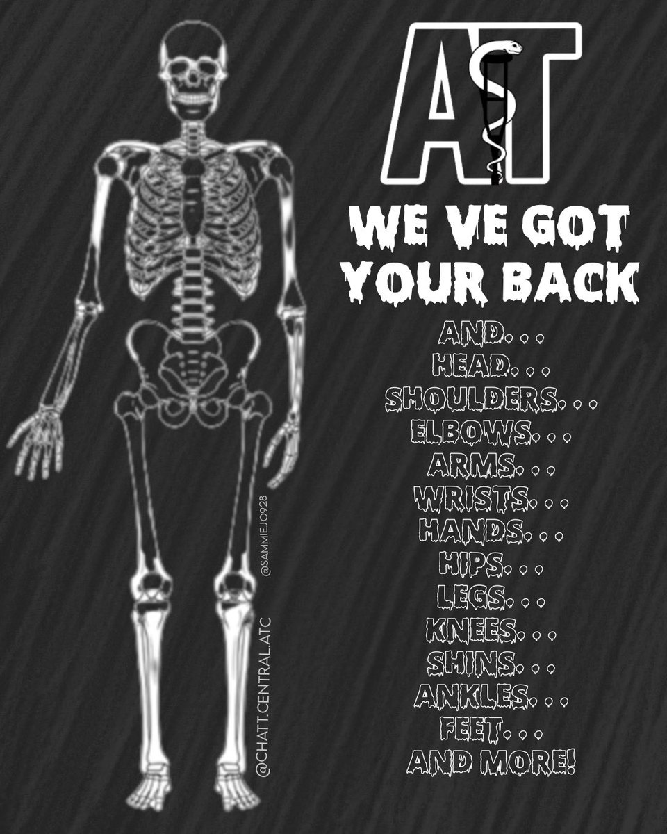 Athletic Trainers: we’ve got it all 🦴 #natm #natm2022