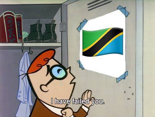 when they apologize instead of saying "chakula teyari"