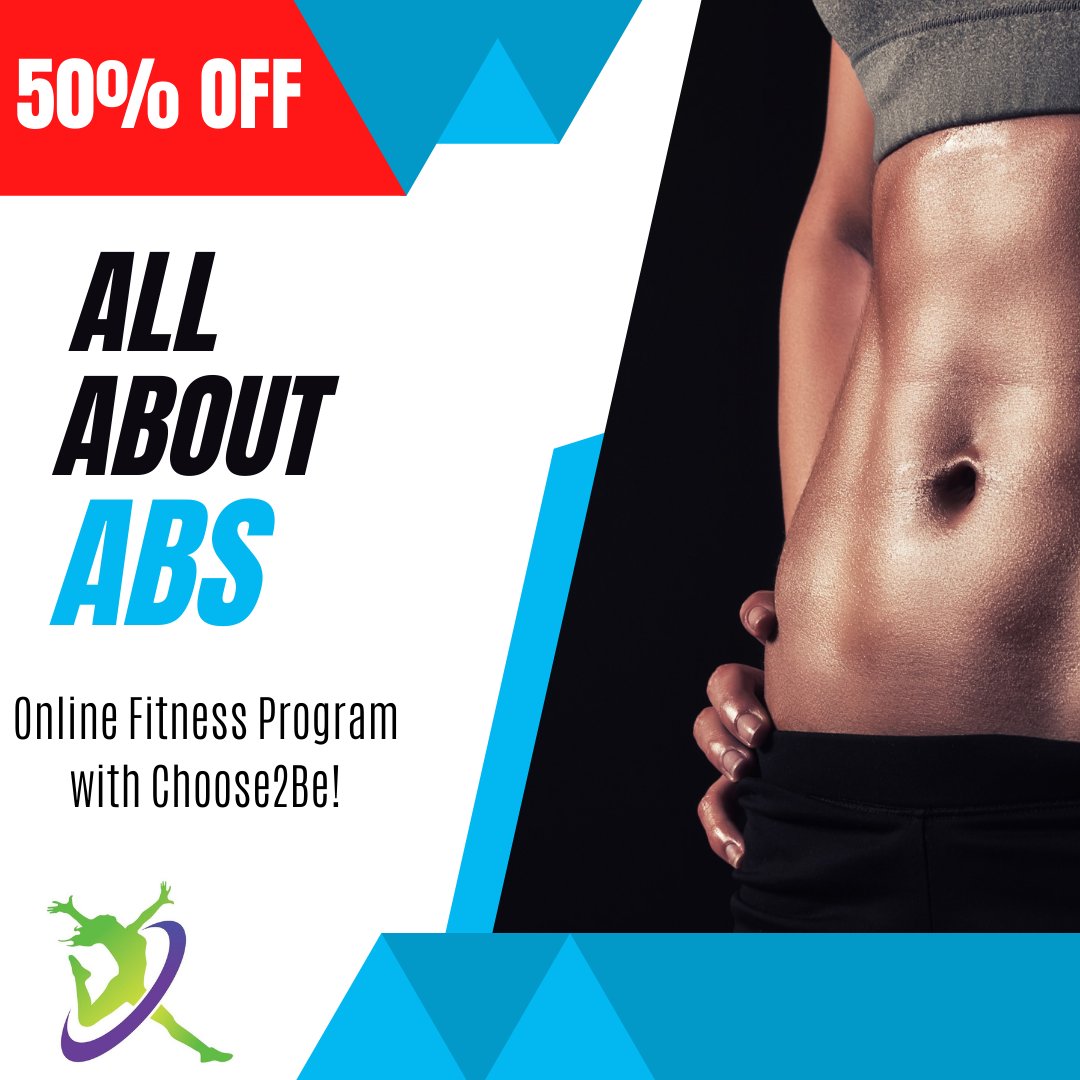 Save 50% on the 'All About Abs' Online #Fitness Program with Choose2Be! #exercise #deal 
>>idd.sale/choose2be-01