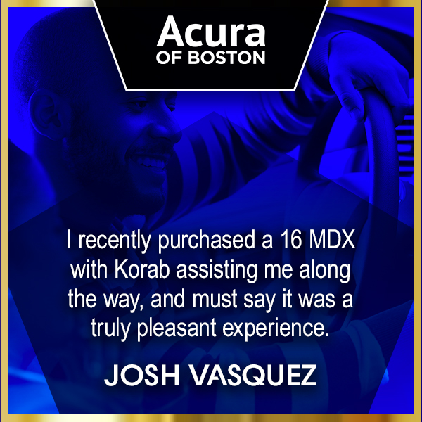 AcuraBoston's tweet photo. 🤗  We want to say thank you to our customers in the Greater Boston area on #FeelGoodFriday! We love your feedback. 👏#acuraofboston #acura #carsforsale https://t.co/pZlbIMmlzP