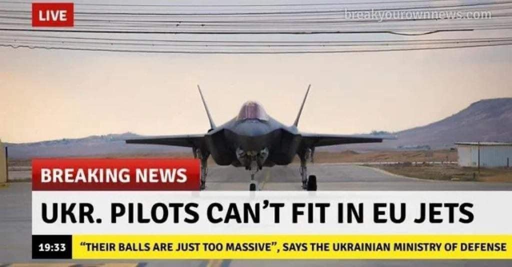 ua_intelligence's tweet photo. ...because the balls of Ukrainian pilots are bigger and heavier than those jets! https://t.co/XFQhRIEpBL