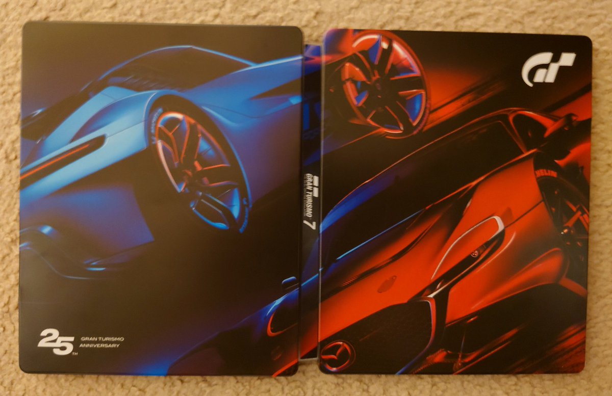 Martin_Bigg's tweet photo. Happy #GranTurismo7 launch day! #GranTurismo7 #GranTurismo #GameCollecting #Retrogaming #Steelbook https://t.co/ZXQZ7EFILw