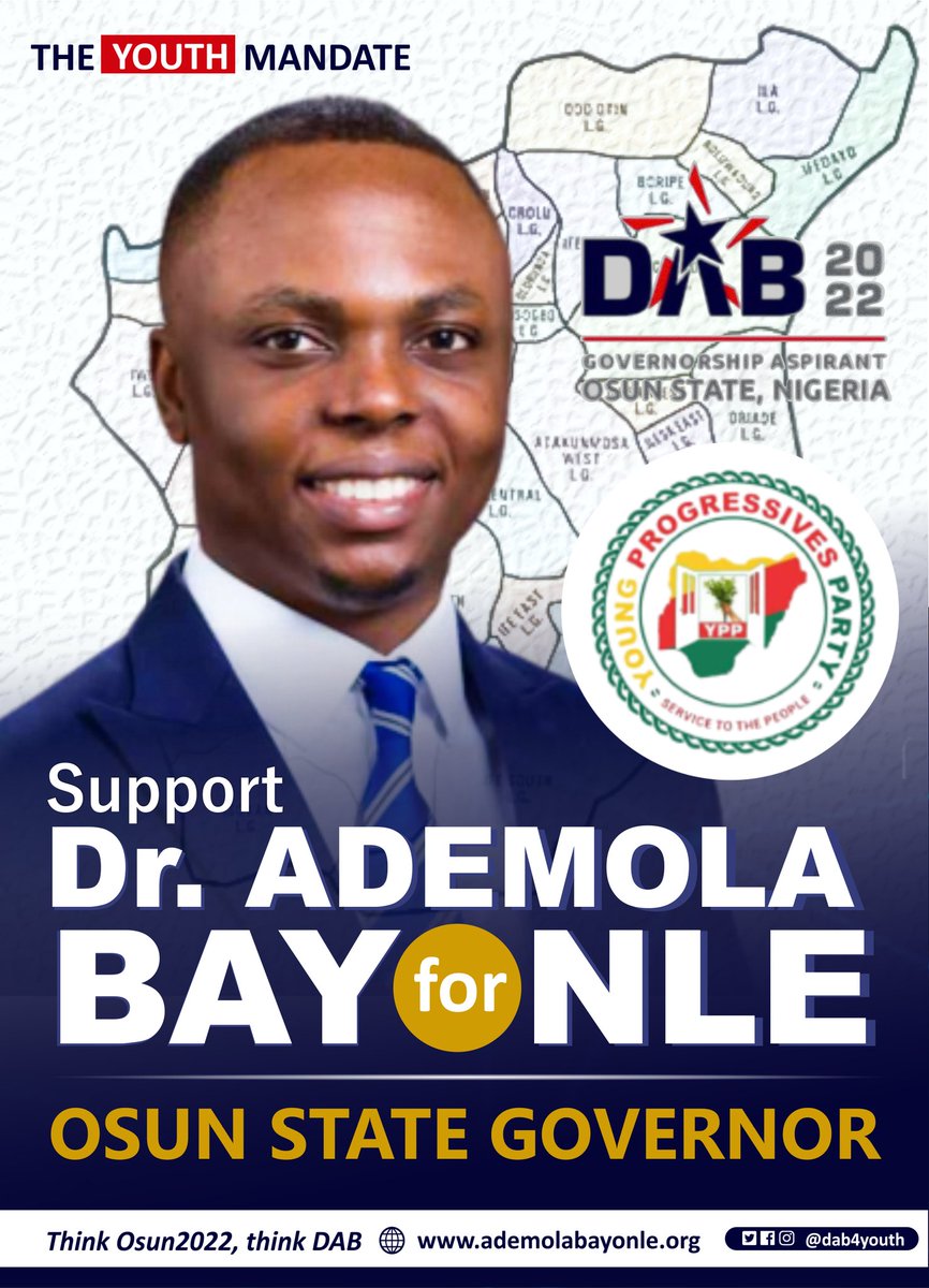 Dab4Youth's tweet photo. Support and canvass for Dr. Ademola Bayonle! https://t.co/wZOtLo7bJJ