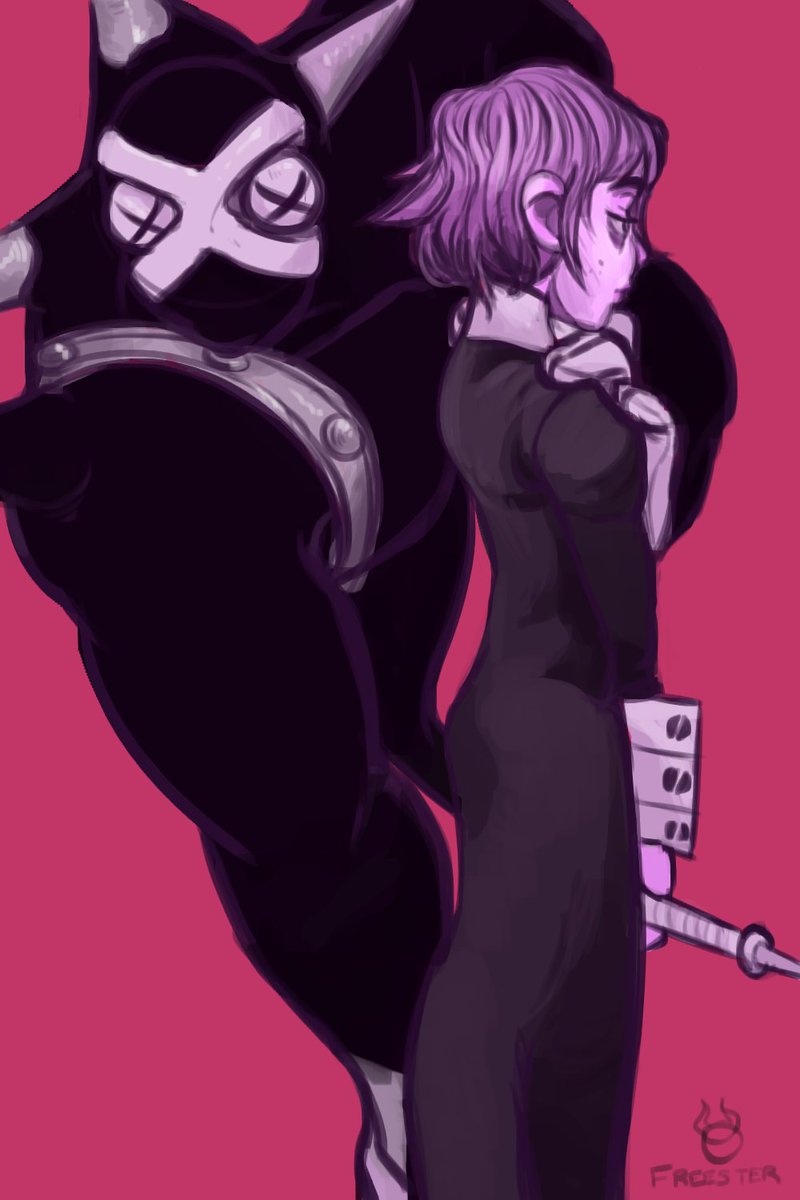 FreesterArt's tweet photo. "My blood is black" #souleater #crona #fanart https://t.co/iEcmM9GK8N