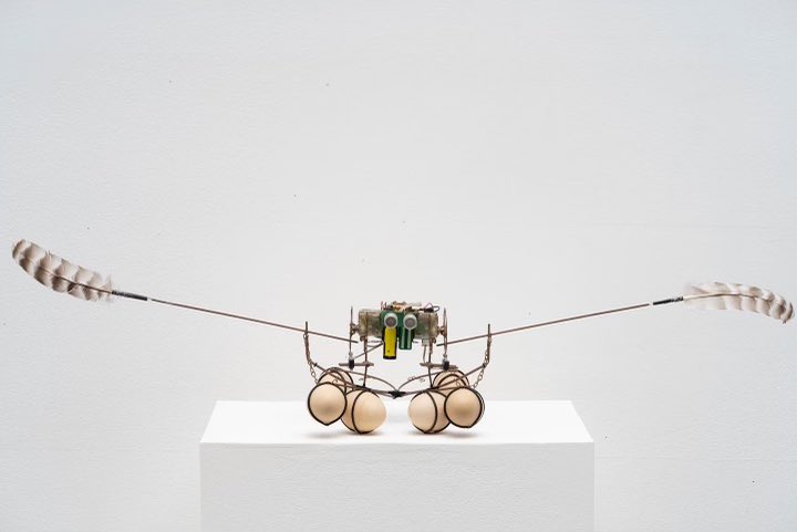UCIBeallCenter's tweet photo. Closing reception for Ian Ingram's retrospective show is tomorrow, Saturday March 5 from 2-5pm. Guests will have the opportunity to the artist of the show, be curious, ask questions! 

Photography by @yubonotworking (ig:@ofphotostudio)

#robotics #CTSA https://t.co/NlmBsoqwdg