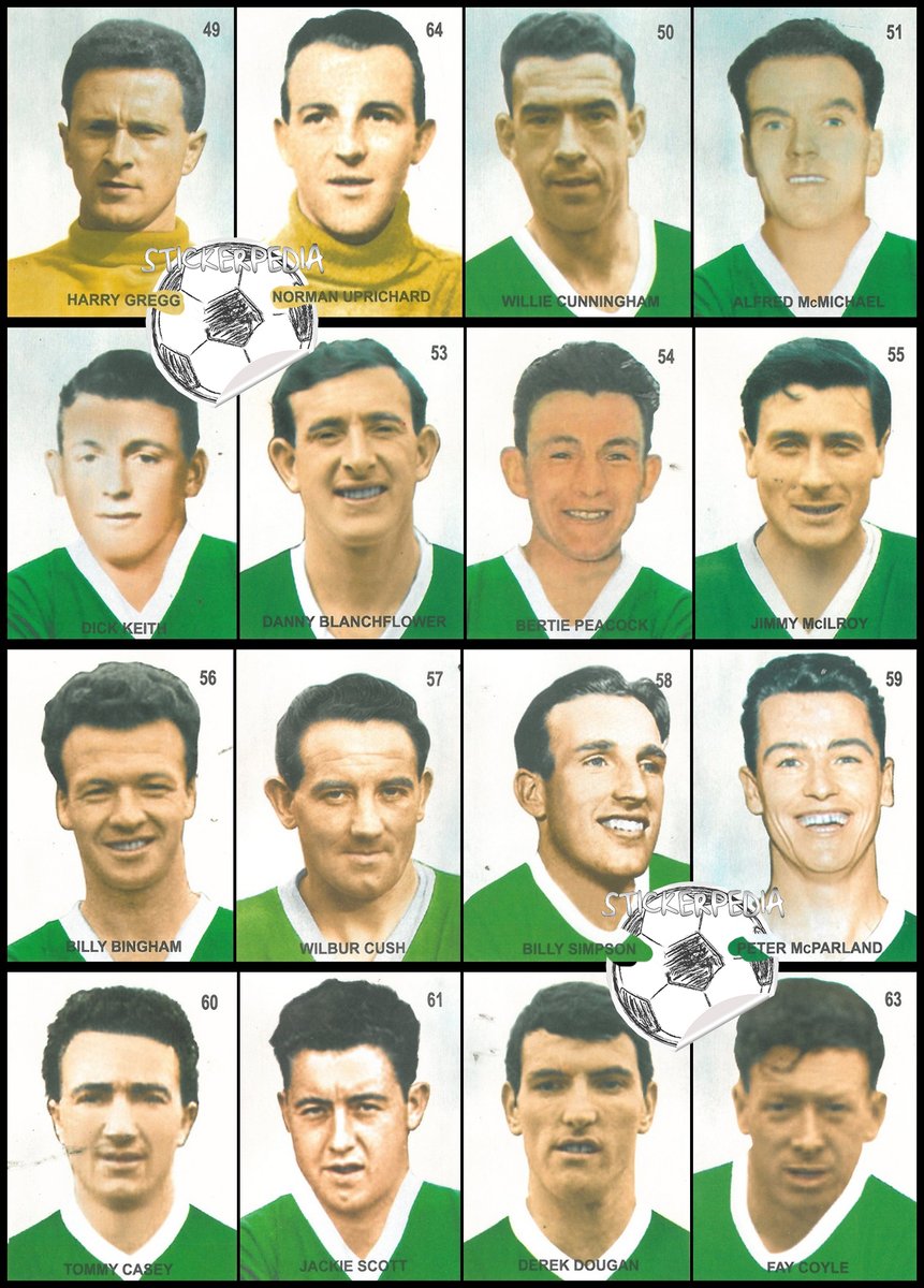 Stickerpedia1's tweet photo. Northern Ireland WC 1958
#wc1958 https://t.co/pQfCjLVrXk