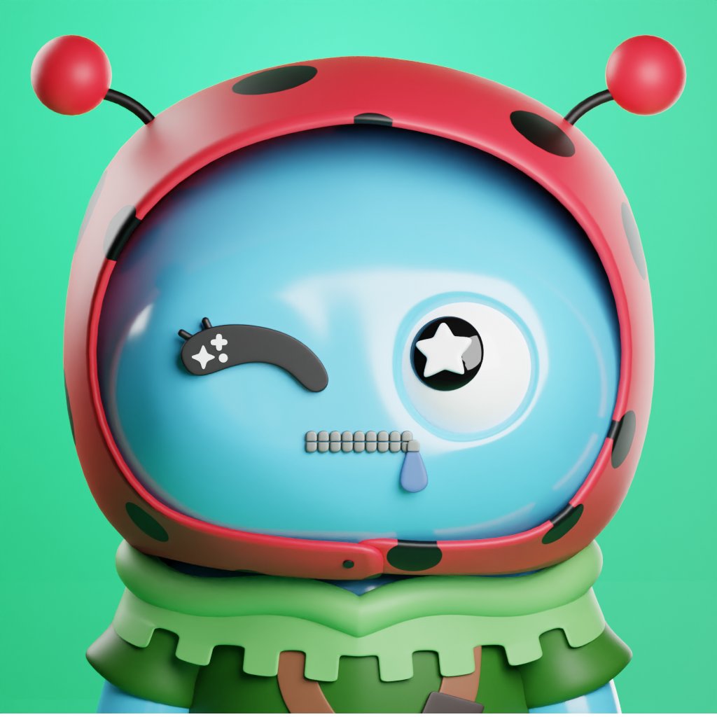 Just made this little ladybug type monster :) for <a href="/Monster_Frens/">MonsterFrens</a> 

#NFTs #NFT #NFTartist #NFTartwork #NFTdrop #NFTProject #NFTGiveaways  #NFTMint  #Metaverse  #BTC #cryptoart